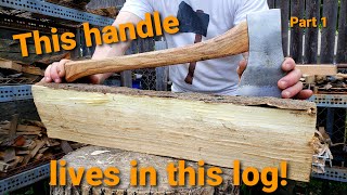 Hanging a Hatchet 1: Hand Carving a Honey Locust Hatchet Handle