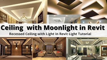 How to Make Ceiling with Moonlight in Revit Architecture [ceiling in revit]