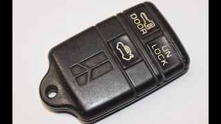 Match Highlights 89-97 OLDSMOBILE Keyless Entry Fob Battery Replacement - EASY DIY