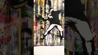 Mr. Brainwash - Banksy Thrower | GALERIE FRANK FLUEGEL