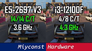 🇬🇧 20 games comparison – E5-2697 V3 vs i3-12100 | RX 7900 XT screenshot 2