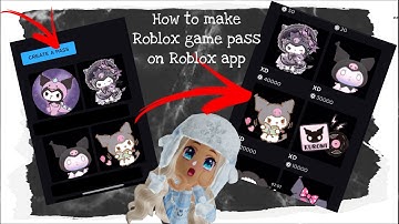 How to make Roblox gamepass on Roblox app ( iOS and Android)2024