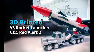 I 3d printed a V3 Rocket Launcher ( Command & Conquer Red Alert 2 ) screenshot 5
