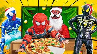 TEAM SPIDER MAN vs NEW BAD HERO || SPECIAL LIVE ACTION STORY -  KID SPIDER MAN Kidnapped by JOKER