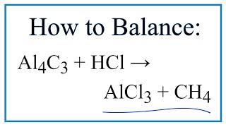 Al4C3 ra CH4 l Al4C3 + HCl → AlCl3 + CH4 | Nhôm cacbua ra Metan