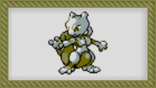 Shiny Gen 1 Mewtwo in Pokemon Yellow after 14,968 soft resets