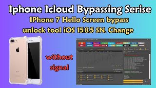 IPhone 7 plus Hello Screen bypass unlock tool iOS 15.8.5 SN. Change