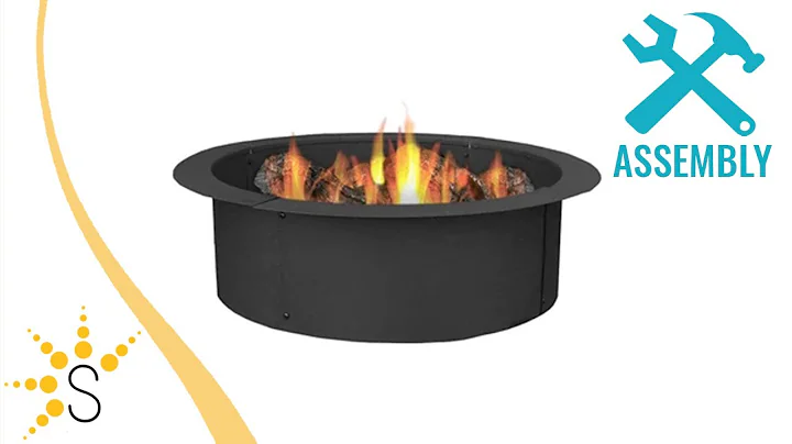 Sunnydaze Durable Steel Fire Pit Ring Liner DIY Fire Pit Rim - 27 Inch Diameter - NB-FPR101