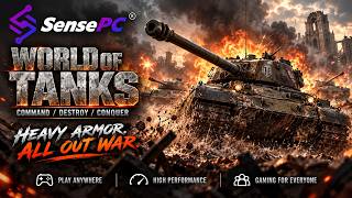 World of Tanks Gameplay on SensePC | Massive Tank Battles in the Cloud screenshot 5