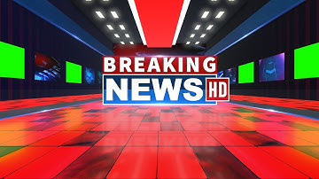 Broadcast Breaking News Opening Intro | Green Screen Lower third | Free to use