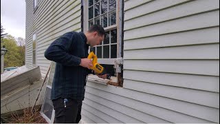 Replacing Rotten Window Sill and Trim  |  1785 Colonial House Repair