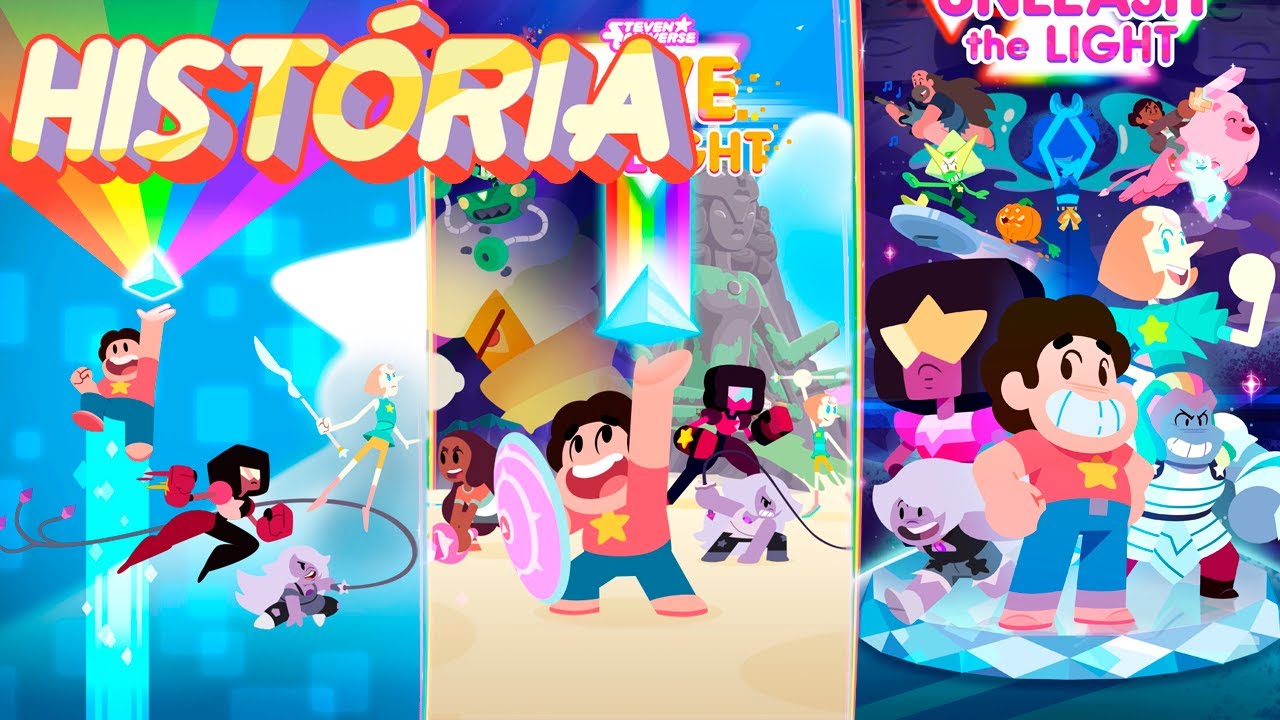 A HISTÓRIA COMPLETA DOS JOGOS DE STEVEN UNIVERSO (Ataque, Salve