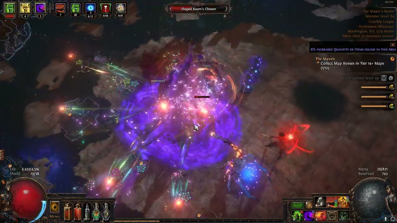 CoC Poison Exsanguinate - Toxic Beauty (Shaper Fight)
