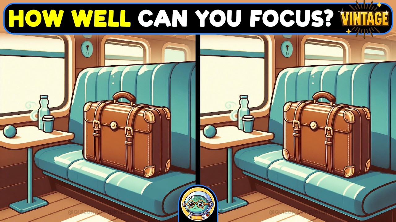 🐢🧩 Spot The Difference | Are You Sharp Enough? 🧩🐢 | Quizonaut Turtle