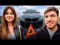 РАВШАН ПРОКАТИЛ САБИНУ НА BMW M5 F90 *очень страшно* !😂| ЗНАКОМСТВО АНАРА И САБИНЫ !