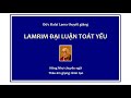 Lamrim i lun tot yu  c alai lama thuyt ging