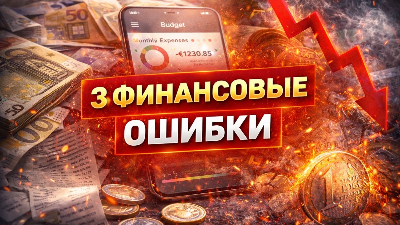 Топ 3 ошибок в управлении деньгами: почему доход есть, а накоплений нет |  инвестировать в Германии