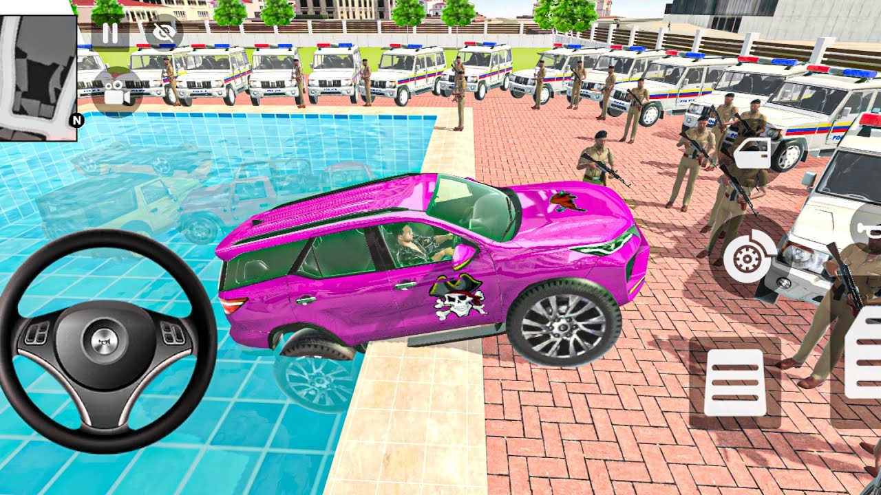 🎮Modified Pink Toyota 💗 Gangster Life in Indian Streets | Open WorldGame gamefor android Gameplay ♥️