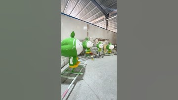 Sản xuất mascot theo yêu cầu giá tốt tại xưởng Compositesaigon #sculpture #mascot #statue #3d