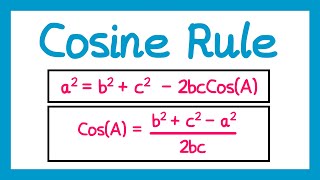 The Cosine Rule  GCSE Higher Maths