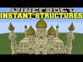 Minecraft: INSTANT STRUCTURES (EPIC PALACE, BETTER HOUSES, UNIQUE STRUCTURES, & MORE!) Mod Showcase