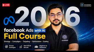 Facebook Ads with AI Full Course 2026 (LIVE) | Meta Ads Complete Training for Beginners to Advanced