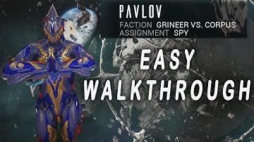Warframe: Spy Mission | Lua- Pavlov | Easy Walkthrough
