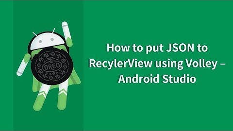 Android JSON Parsing - Perform parsing & display to RecylerView