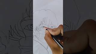 korean mask boy drawing 💞💞#viralvideo #koreanboy