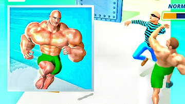 Muscle Rush - Level 1 - 15 Android and iOS Gameplay Walkthrough