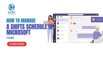 How to manage a Shifts schedule in Microsoft Teams