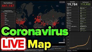 [LIVE] Coronavirus Pandemic: world map and live counter on confirmed cases, recovers & Death
