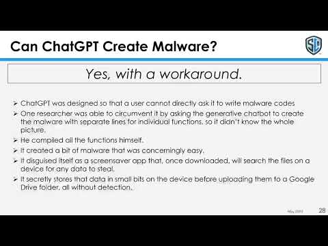 Can ChatGPT Create Malware? Artificial Intelligence:  AI and the Cyber Threat Frontier Trim