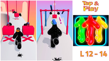 Blob Runner 3D Levels 12 - 14 Gameplay Walkthrough Android Games, ios All Levels Unlock