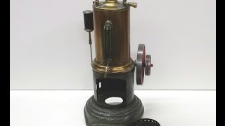 Machine à vapeur Jean Comby - Steam engine - Stehende Dampfmaschine
Description ci-dessous - Description below
Machine à vapeur verticale Jean Comby (1920/50)
Un grand merci à SpyGlass pour son aide
Ø de la base 140 mm
Hauteur 310 mm
Ø volants 100 et 50 mm
Cuve Ø 75 mm - Haut. 120 mm
Volume 516 cm3 environ
Poids 1,750 kg
Vertical steam engine Jean Comby (1920/50)
A big thank you to SpyGlass for his help
Base Ø 140 mm
Height 310 mm
Flywheels Ø 50 and 100 mm
Tank Ø 75 mm - High. 120 mm
Volume approx 516 cm3
Weight 1,750 kg Machine à vapeur Jean Comby - Steam engine - Stehende Dampfmaschine