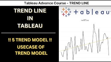 Trend Line & Trend Model in Tableau - Video - 8 | Tableau Advance Course | AllAboutDATA
