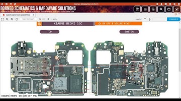redmi 13c on off volume button line borneo digram | om mobile reapering @ombilereapering