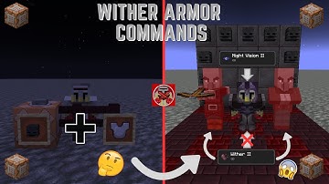 Command Block Tutorial #273: Wither Armor Commands in Minecraft (1.21.4+)
