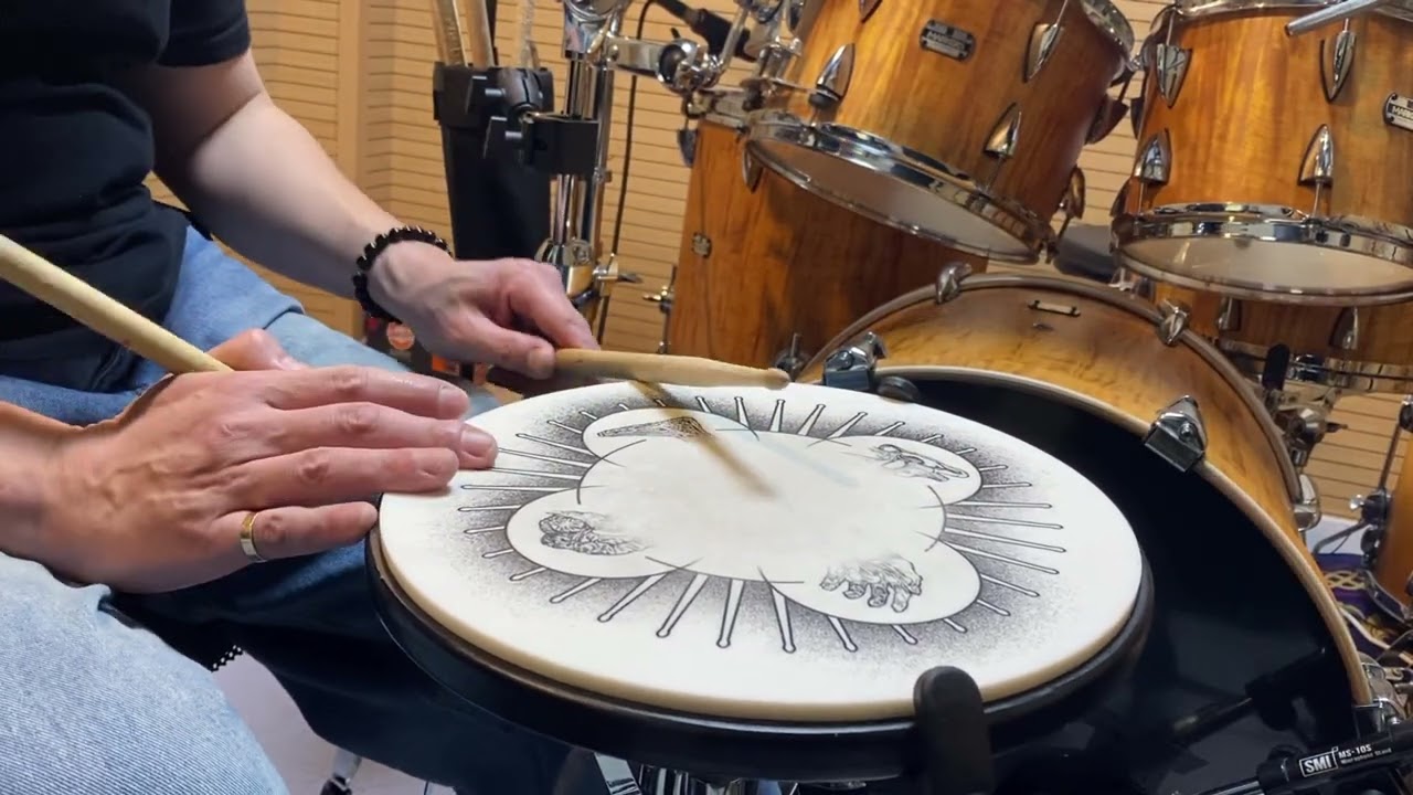 Quick Lesson)오른손 왼손 동시타격하면서 액센트 서로 다르게주기!(Bpm90)- 오른손.왼손 강세 독립훈련!