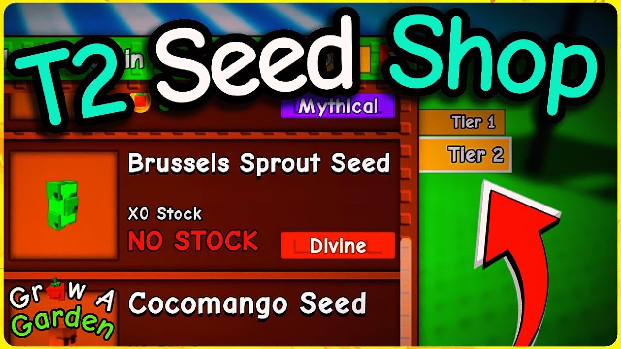 How to Unlock Tier 2 Seed Shop in Grow a Garden (Roblox) - YouTube