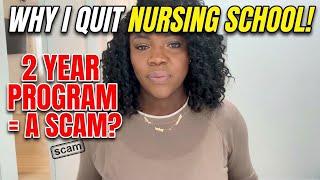 Information Why I Quit Nursing School (The Truth About 2-Year Programs) 😩 Update