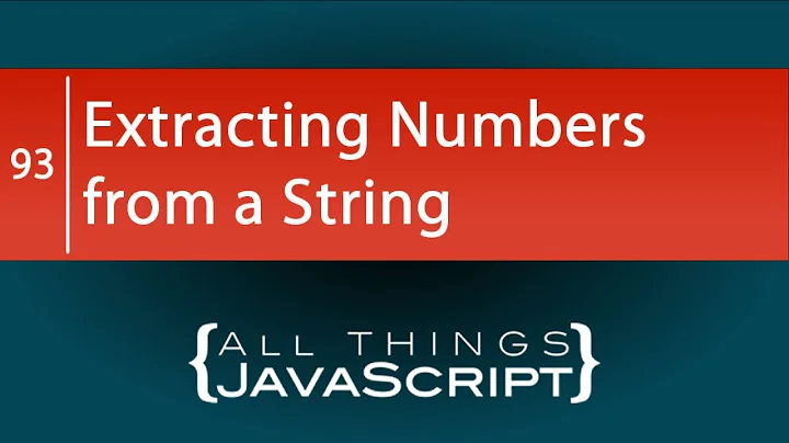 JavaScript Problem: Extracting Numbers from a String