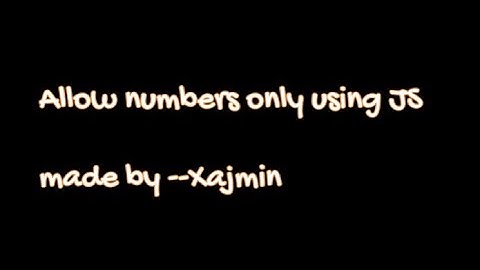Oracle Apex: How can I restrict a numeric field in a form to allow numbers only?