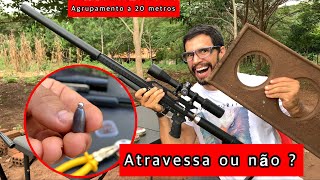 Javali 9 mm contra Chapa de Aço!