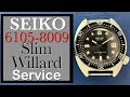 For B.S. -- Seiko 6105-8009 &quot;Resist&quot; Slim Diver Service