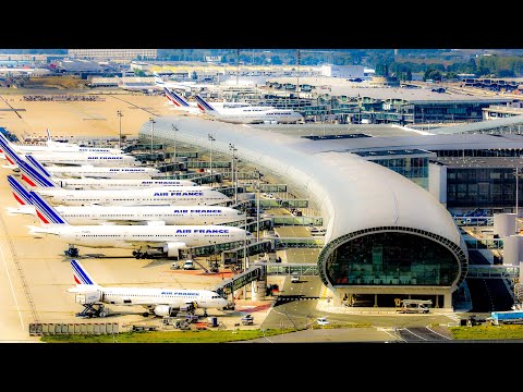 Paris, فرنسا | مطار Charles de Gaulle | المبنى 2A | جولة تفصيلية في مبنى الركاب