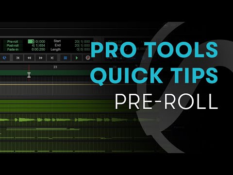 Pro Tools Quick Tips: Pre-Roll