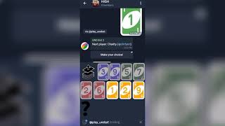 Played UNO at the TELEGRAM APP | Vlog #68 screenshot 5
