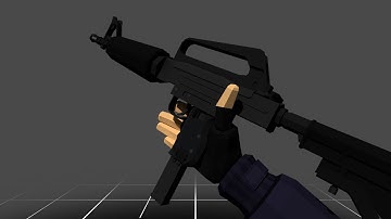 Mac-16 Reload Animation | Blender