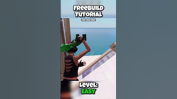 Freebuild Tutorial | Level Easy #fortnite #freebuild #tutorial #easy #learn #practice #retake #kbm